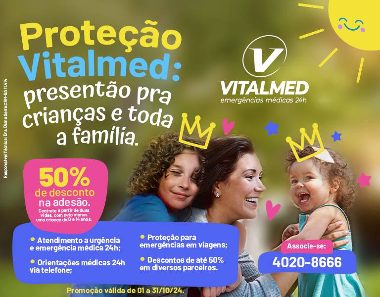 Proteção Vitalmed: Presentão pra crianças e toda a família em Feira